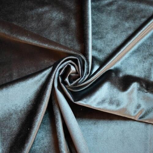 Smoked Curtain Velvet Fabric 145 cm width 10 mt'ye up cut