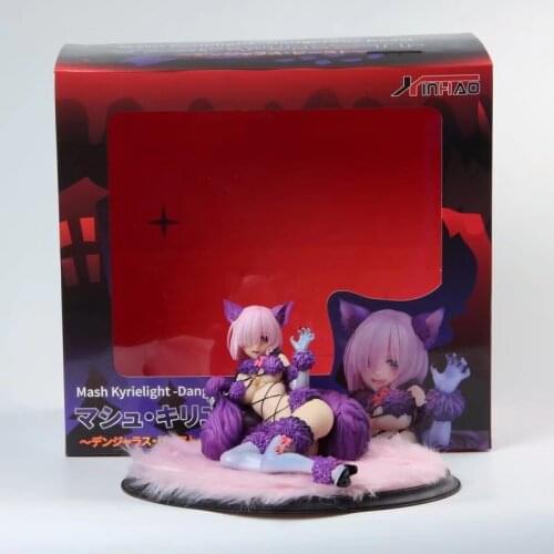 Fate Grand Order Mash Kyrielight cat girl Dangerous Beast PVC Action Figure Anime Figure Model Toys Sexy Girl Collection