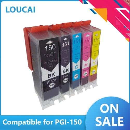 PGI-150 CLI151 Ink Cartridge Compatible PGI 150 For canon PIXMA IP7210 MG5410 MG5510 MG6410 MG6610 MG5610 MX921 MX721 IX6810