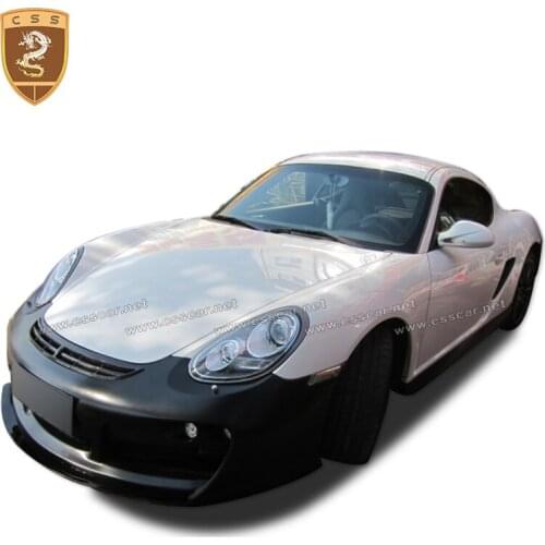 FRP Tuning Body Kit Techart Style Retrofit Body Kit Car Styling For Porsch Cayman 987 09-12 Front Rear Bumper