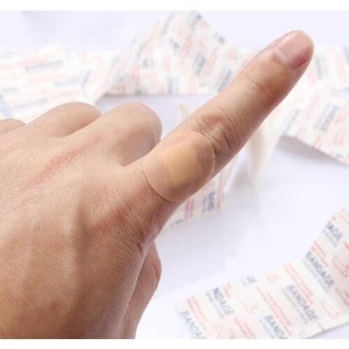 100pcs Mini Waterproof Breathable Band Aid Small Wound Patch Hemostasis Adhesive Bandages First Aid Emergency Kit For Kids