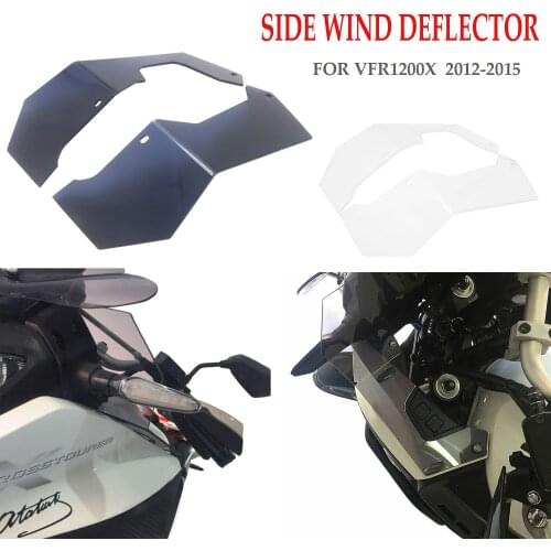 NEW Motorcycle Accessories Side Wind Deflector Windshield Windscreen FOR Honda VFR 1200 X Crosstourer VFR1200X 2012 2013 2014 15