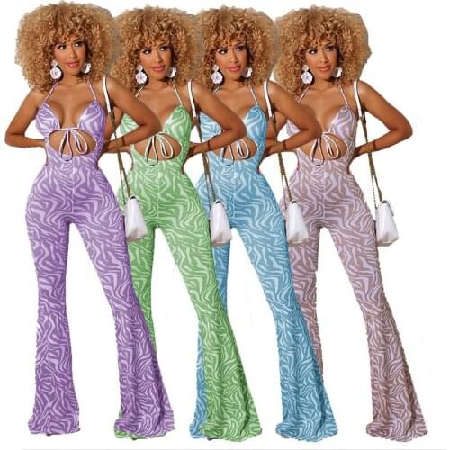 Family Clothes Summer Fashion Print Backless Jumpsuit Rompers For matching Mother Daughter Clothes Women Romper Girls Clothing