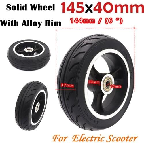 Solid wheels 145x40 6x2 Fast wheel F0,jackhot,Nes carbon fiber scooter balance scooter non-slip solid tire with alloy rim