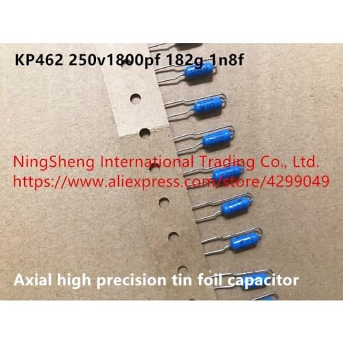 Original new 100% KP462 250v1800pf 182g 1n8f axial high precision tin foil capacitor (Inductor)