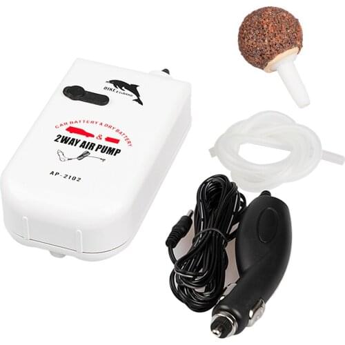 Rechargeable Portable Carriable Aquarium Air Pump Fish Tank Oxygen Pump power by Cell Battery Aerator Compressor outdoor fishing