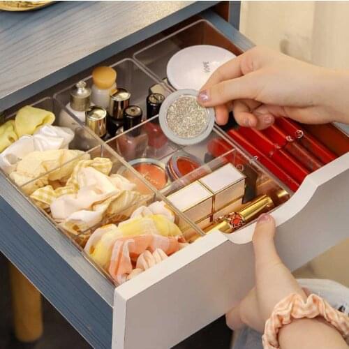3 Holes Transparent Acrylic Makeup Brush Tool Cosmetic Makeup Storage Box Case Make-up Brush Holder Table Organizer Make Up Tool