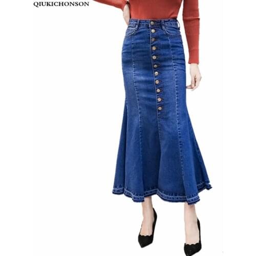 Qiukichonson Midi Pencil Skirts