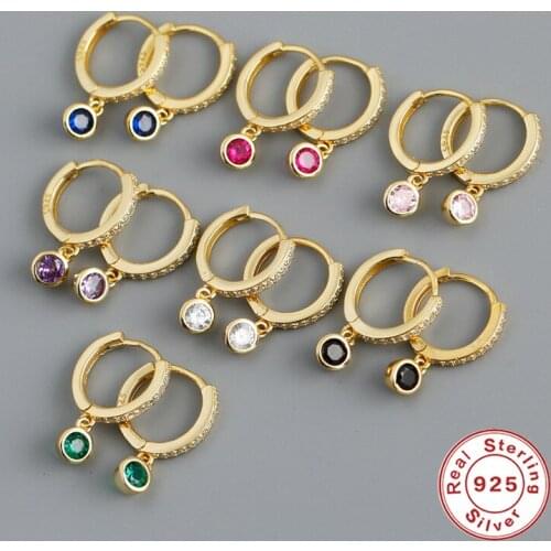 CANNER Hoop Ear rings For Women Girl French Round Circle Earrings New 2021 Trendy Light Luxury Summer Beach Pendientes plata 925