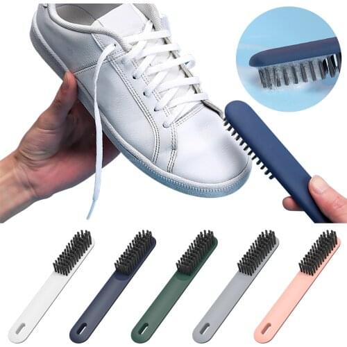 Clean Brushes Scrubbing Clean Brush for Shoes Laundry Soft Hair Brush Travel Cleaning Clothes Sneaker Cleaning Washing Brush