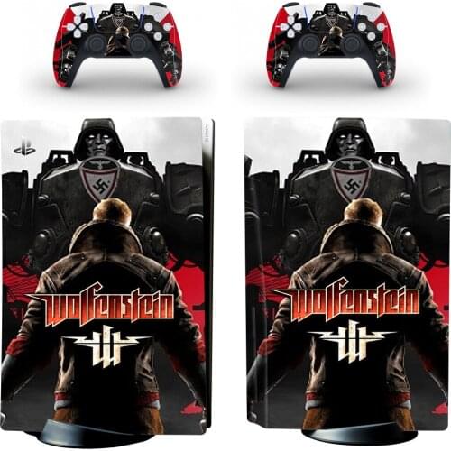 NEW Style PS5 Disc Edition Skin Sticker for Playstation 5 Console & 2 Controllers Decal Vinyl Protective Skins Style 3