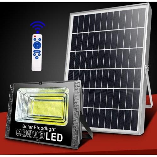 Light control remote control timing solar light household outdoor led flood light lighting outdoor courtyard rural lighting