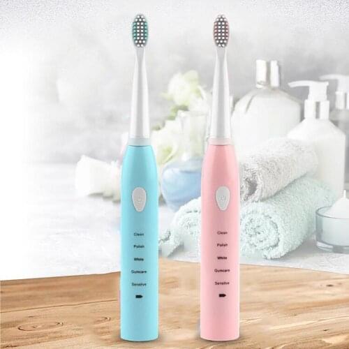 MISS ROSE Sonic Electric Toothbrush Ultrasonic Automatic Smart Tooth Brush Wireless USB Rechargeable Waterproof Deep Cleaning