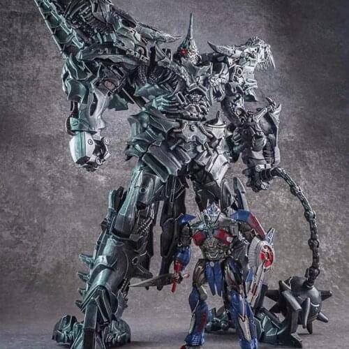 WEIJIANG Transformation Grimlock M03 Alloy KO Figma Anime Movie Series Dinosaur Deformable Robot Commander Action Figure