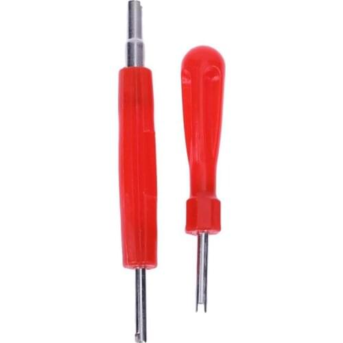 2pcs Tyre Valve Core Removal Tool+ Dual-End HVAC Installation Remover Changer