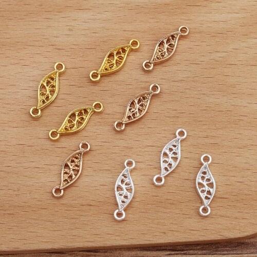 200 Pieces/Lot 5.5*17.5mm Metal Connectors Pendant Handmade DIY Jewelry Accessories