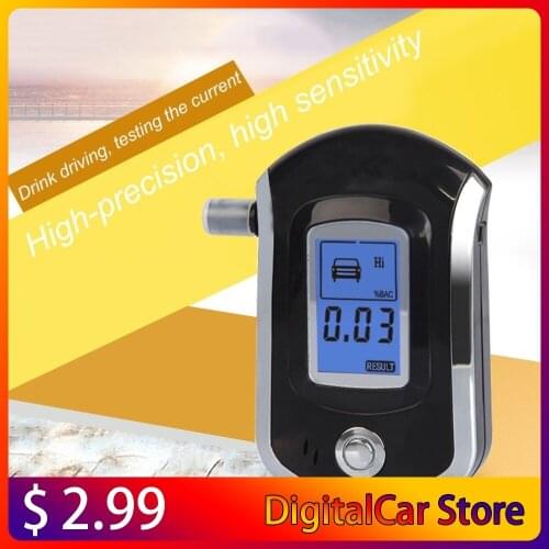 2018 Professional Alcohol Tester LCD Screen Display Digital Alcohol Detector High Sensitivity Car-Styling hot