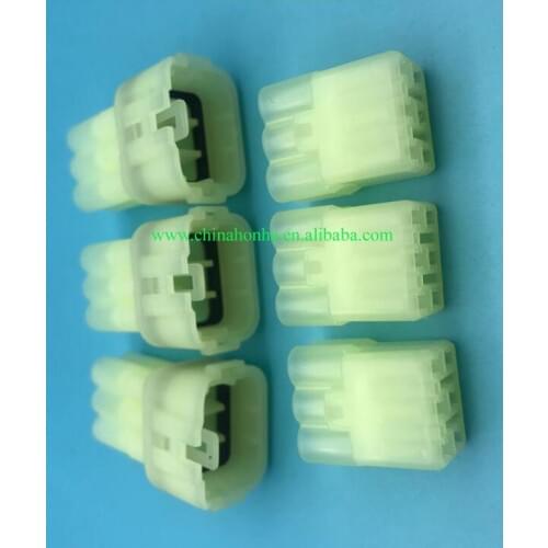 6 Pin HM 090 Female And Male Motorcycle Waterproof Connector 6189-6171 6180-6181