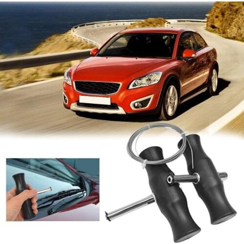 Automotive Windshield Rubber Strip Broach Set Wire Saw Glass Broach Glass Remover