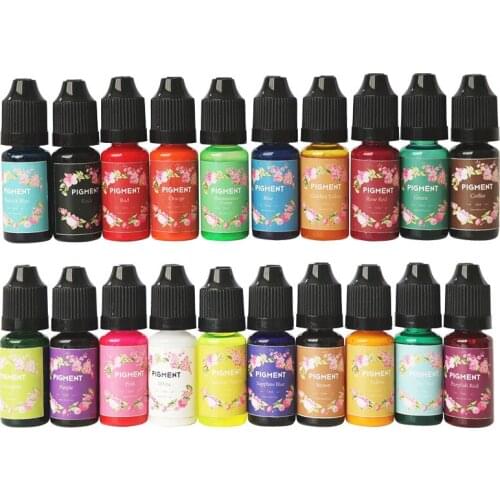 Color Liquid Pigment Epoxy Resin Color Tint UV Resin Colorant Dye Liquid Colorant For Resin Jewelry Making HSJ88