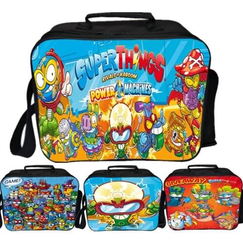Children Super Zings Series 7 Lunch Bag Kid Portable Lunch Box Superthings Office Food Storage Case Container Bento Box Lunchbag