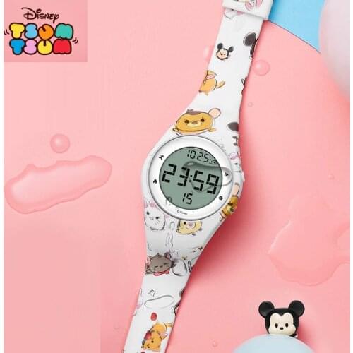Disney Official Kid Boy Girl Sport Casual LED Digital Clock Army Military Silicone Wrist Watch Hodinky Ceasuri Relogio Masculino