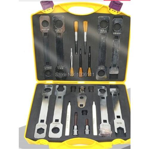 FOR BOSCH DENSO CAT CUMMINS Diesel Common Rail Injector Electromagnetic Valve Dismounting Remove Wrench Tool Sets