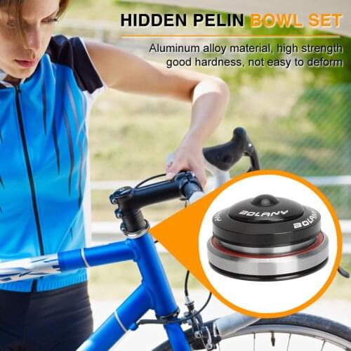 MTB Bike Headset 1.5 inch 1-1/8 inch Sealed Bearing Headset with Top Cap Cover Bearing Bicycle Parts Replacement Accessories