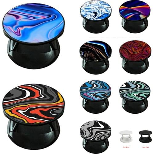 Marble pattern Popped Phone Holder попсокет For Mobile Phone Stand Phones Ring Grip Finger Tablets Desk pocket socket