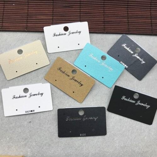 Curved hook hangings thickened earring card plastic sticker earrings card jewelry