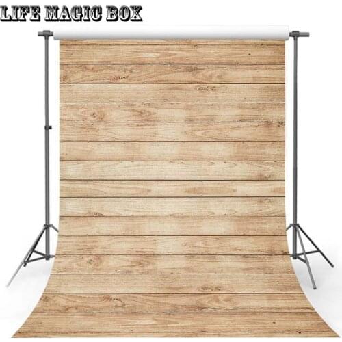 LIFE MAGIC BOX Wooden Wall Photo Background Large Vinyl Cheap Custom Backdrops Floor-674