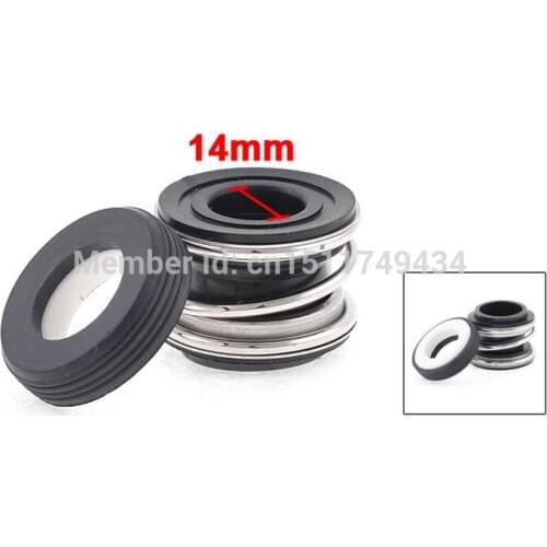 MB1-14 14mm Internal Diameter Rubber Bellows Spring Mechanical Seal 5pcs