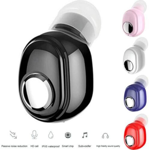 Mini Bluetooth 5.0 Stereo In-Ear Sports Headset Wireless Earphone Handsfree Earbuds