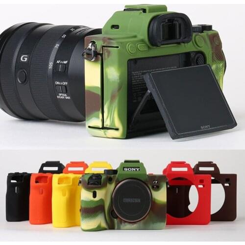 Camera Soft Silicone Rubber Skin Case for Sony A7R Mark II/III/IV/A7 II/A7 III/A7 IV/A72/A73/A74