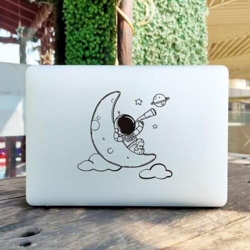 Cartoon Astronaut Laptop Sticker for MacBook Pro 16" Air Retina 11 12 13 15 inch Mac Book Skin 14" Vinyl Creative Notebook Decal