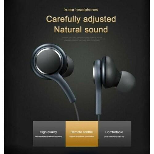 High Quality In-Ear With Microphone Wire Headset For Samsung S8 Sport For Smartphone Earphones S9 Galaxy 3.5mm Q1A1