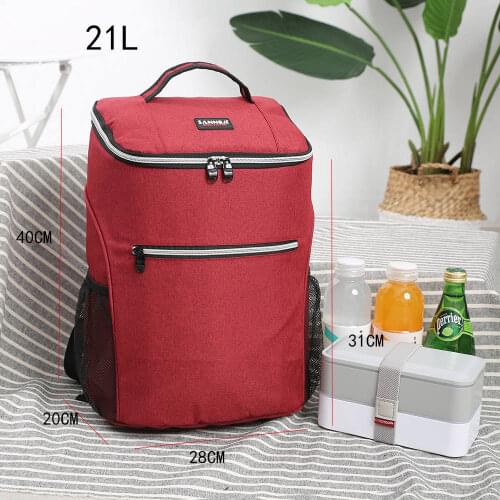2021 New Strap waterproof Insulated Lunch Bag Drink Food Thermal Accessories Supplies Product Thermal Insulated lunch bag Picnic