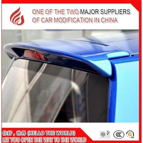 High quality new design ABS Black White Color Car Rear Roof Spoiler for Alto