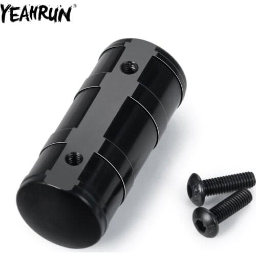 YEAHRUN CNC Aluminum Simulation Hydraulic Oil Fuel Storage Tank for 1/14 Tamiya RC Trailer Tractor Truck Car Parts