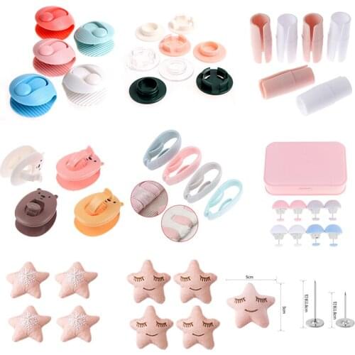 1pcs/1 Set Non Slip Gripper Quilt Clips Fixer Needleless Cover Holder Fastener Bed Sheet Blankets Fastener Clips