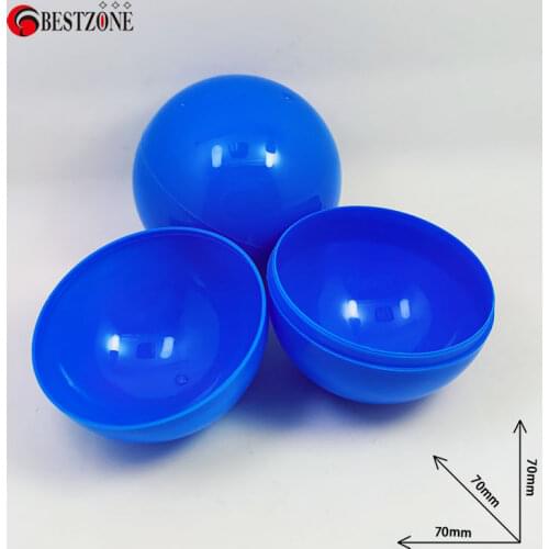 Free shipping 100pcs 70mm solid colorful toy capsules