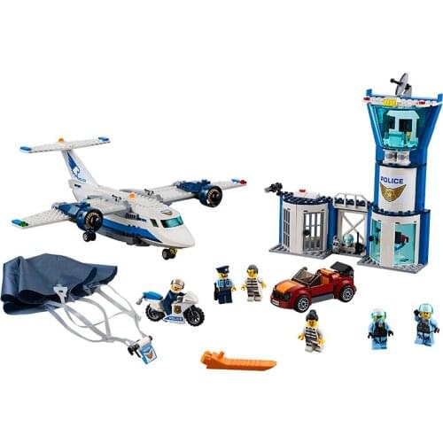 11210 City Series Air Special Police: Air Special Police Base 60210 Childrens Building Block Toy Gifts