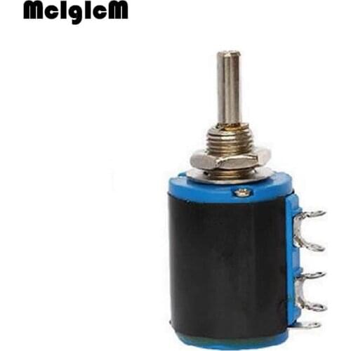 MCIGICM 20pcs WXD3-12 5 ring multi-circle precision wire-wound potentiometer 100 ohm 1K 2.2K 3.3K 4.7K 10K 47K ohm