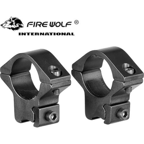 25.4mm 1" Inch Rifle Scope Ring 11mm Rail Dovetail Mount Low Profile For Airsoft Tactical Hunting Rifle Laser Flashlight