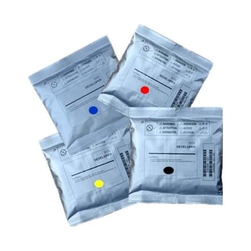 4 Bags/Set New Compatible Developer for Konica Minolta C226 C266 C256 C287 C367 Copier Iron Powder Copier Consumables KCMY