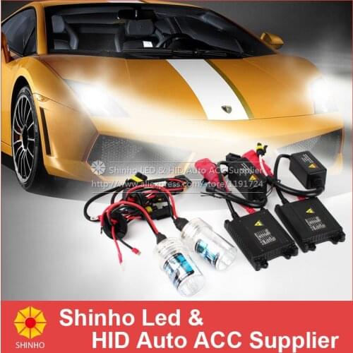 HID Xenon H7 H1 H3 H11 HB3 HB4 9005 HB4 9006 Bulb AC 35W Slim Ballast HID XENON Kit Single Beam Headlight Replacement Car Lamp