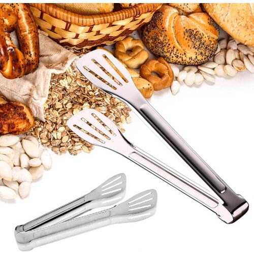 Kitchen Cooking Tongs Stainless Steel Serving Tongs for Barbecue Salad Grilling Frying Buffet Serving Utensils Utensilio Cocina