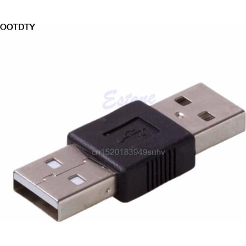 New 2.0 Male To USB Male Cord Cable Coupler Adapter Convertor Changer Connector hot