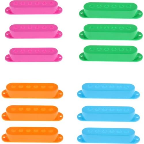 3 Pcs Plastic Guitar Pickup Cover Electric Guitar Replacement Parts 48x 50x 52mm