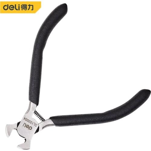 Deli 4 Inches Mini Pliers End Cutting Pliers High Carbon Steel DIY Hand Made Mini Pliers Repair Hand Tools Alicates High Quality